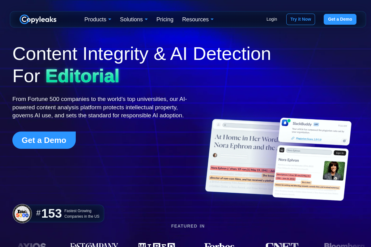 Copyleaks screenshot