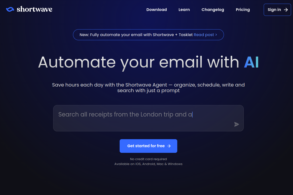 Shortwave screenshot