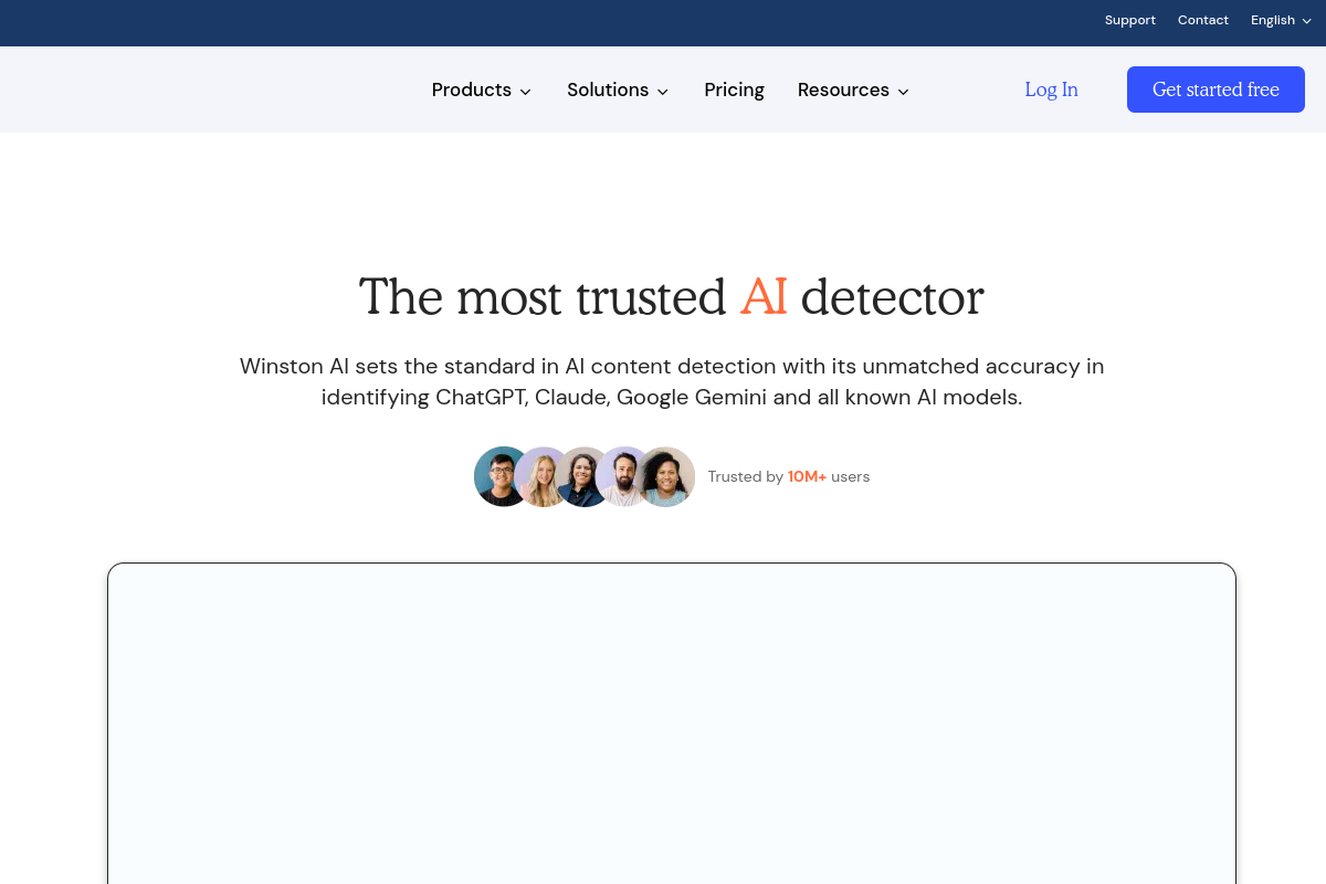 Winston AI screenshot